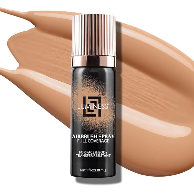 LUMINESS Airbrush Spray Full Coverage Body & Face Foundation